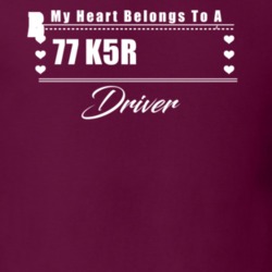 My Heart Belongs To A 1977 K5 Blazer Driver Dark Color T Shirt