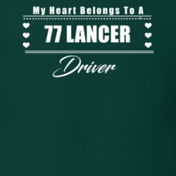 My Heart Belongs To A 1977 Lancer Driver Dark Color T Shirt
