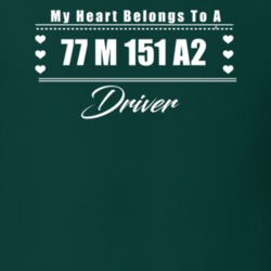 My Heart Belongs To A 1977 M 151 A2 Driver Dark Color T Shirt