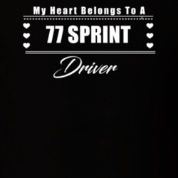 My Heart Belongs To A 1977 Sprint Driver Dark Color T Shirt