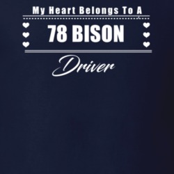 My Heart Belongs To A 1978 Bison Driver Dark Color T Shirt