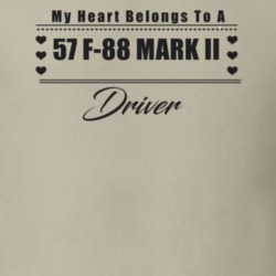 My Heart Belongs To A 1957 F-88 Mark Ii Driver Light Color T Shirt