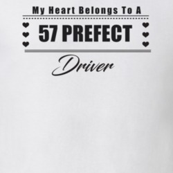My Heart Belongs To A 1957 Prefect Driver Light Color T Shirt
