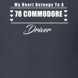 My Heart Belongs To A 1978 Commodore Driver Dark Color T Shirt
