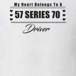 My Heart Belongs To A 1957 Series 70 Driver Light Color T Shirt