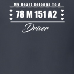 My Heart Belongs To A 1978 M 151 A2 Driver Dark Color T Shirt
