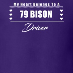 My Heart Belongs To A 1979 Bison Driver Dark Color T Shirt