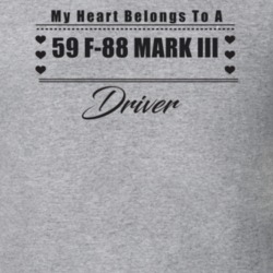 My Heart Belongs To A 1959 F-88 Mark Iii Driver Light Color T Shirt