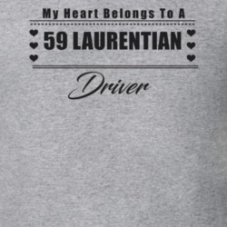 My Heart Belongs To A 1959 Laurentian Driver Light Color T Shirt