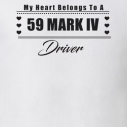 My Heart Belongs To A 1959 Mark Iv Driver Light Color T Shirt