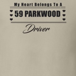My Heart Belongs To A 1959 Parkwood Driver Light Color T Shirt