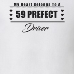 My Heart Belongs To A 1959 Prefect Driver Light Color T Shirt