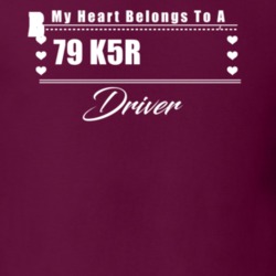 My Heart Belongs To A 1979 K5 Blazer Driver Dark Color T Shirt