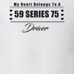 My Heart Belongs To A 1959 Series 75 Driver Light Color T Shirt