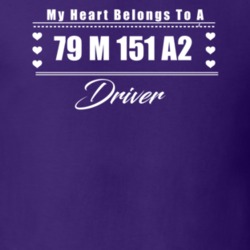 My Heart Belongs To A 1979 M 151 A2 Driver Dark Color T Shirt