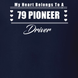 My Heart Belongs To A 1979 Pioneer Driver Dark Color T Shirt