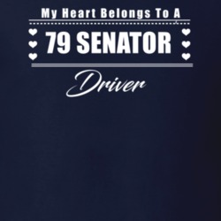 My Heart Belongs To A 1979 Senator Driver Dark Color T Shirt