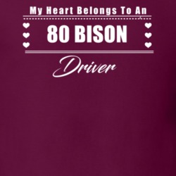 My Heart Belongs To A 1980 Bison Driver Dark Color T Shirt