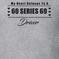 My Heart Belongs To A 1960 Series 69 Driver Light Color T Shirt