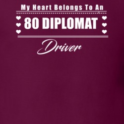 My Heart Belongs To A 1980 Diplomat Driver Dark Color T Shirt