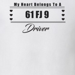 My Heart Belongs To A 1961 Fj 9 Driver Light Color T Shirt