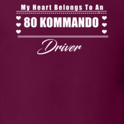 My Heart Belongs To A 1980 Kommando Driver Dark Color T Shirt