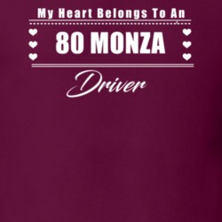 My Heart Belongs To A 1980 Monza Driver Dark Color T Shirt