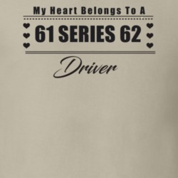 My Heart Belongs To A 1961 Series 62 Driver Light Color T Shirt