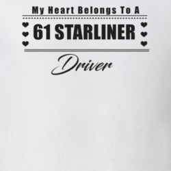 My Heart Belongs To A 1961 Starliner Driver Light Color T Shirt