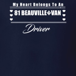 My Heart Belongs To A 1981 Beauville?van Driver Dark Color T Shirt
