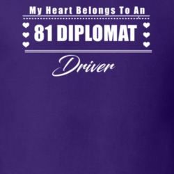 My Heart Belongs To A 1981 Diplomat Driver Dark Color T Shirt