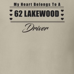 My Heart Belongs To A 1962 Lakewood Driver Light Color T Shirt