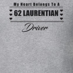 My Heart Belongs To A 1962 Laurentian Driver Light Color T Shirt