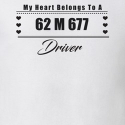 My Heart Belongs To A 1962 M 677 Driver Light Color T Shirt