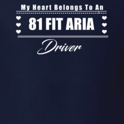 My Heart Belongs To A 1981 Fit Aria Driver Dark Color T Shirt