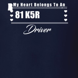 My Heart Belongs To A 1981 K5 Blazer Driver Dark Color T Shirt