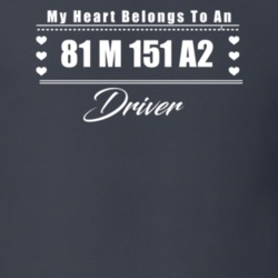 My Heart Belongs To A 1981 M 151 A2 Driver Dark Color T Shirt