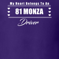 My Heart Belongs To A 1981 Monza Driver Dark Color T Shirt