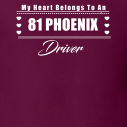 My Heart Belongs To A 1981 Phoenix Driver Dark Color T Shirt