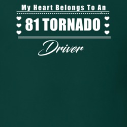 My Heart Belongs To A 1981 Tornado Driver Dark Color T Shirt