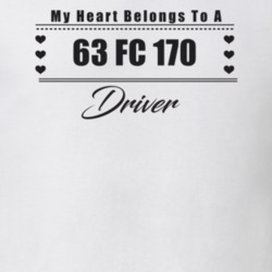 My Heart Belongs To A 1963 Fc 170 Driver Light Color T Shirt