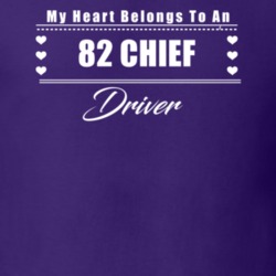 My Heart Belongs To A 1982 Chief Driver Dark Color T Shirt