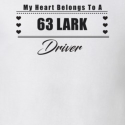 My Heart Belongs To A 1963 Lark Driver Light Color T Shirt