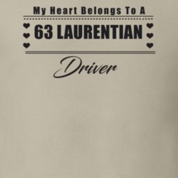 My Heart Belongs To A 1963 Laurentian Driver Light Color T Shirt