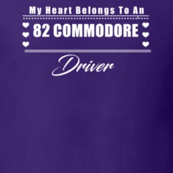 My Heart Belongs To A 1982 Commodore Driver Dark Color T Shirt