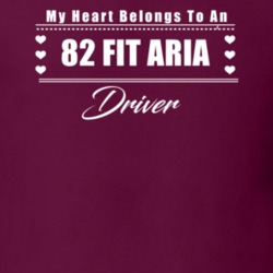 My Heart Belongs To A 1982 Fit Aria Driver Dark Color T Shirt