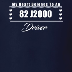 My Heart Belongs To A 1982 J2000 Driver Dark Color T Shirt