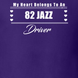 My Heart Belongs To A 1982 Jazz Driver Dark Color T Shirt