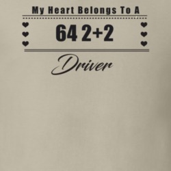 My Heart Belongs To A 1964 2+2 Driver Light Color T Shirt