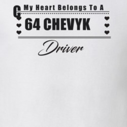 My Heart Belongs To A 1964 Chevy Ck Driver Light Color T Shirt